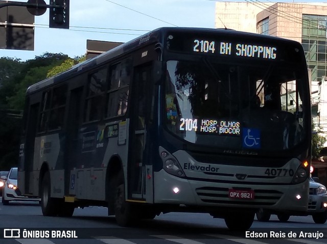 Viação Anchieta 40770 na cidade de Belo Horizonte, Minas Gerais, Brasil, por Edson Reis de Araujo. ID da foto: 6580551.