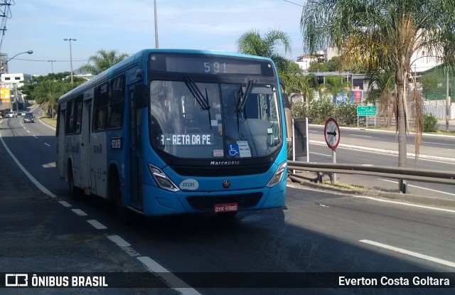 Nova Transporte 22195 na cidade de Cariacica, Espírito Santo, Brasil, por Everton Costa Goltara. Número da foto: #6585410.