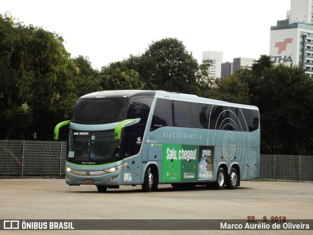 Viação Garcia 8501 na cidade de Curitiba, Paraná, Brasil, por Marco Aurélio de Oliveira. Número da foto: #6582640.