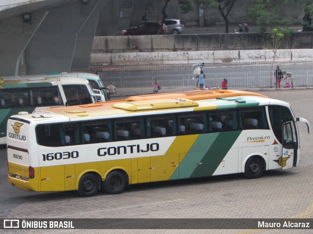 Empresa Gontijo de Transportes 16030 na cidade de Belo Horizonte, Minas Gerais, Brasil, por Mauro Alcaraz. ID da foto: 6585226.