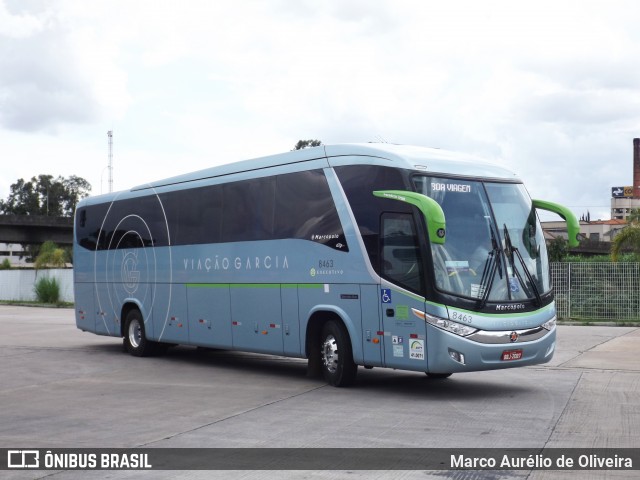 Viação Garcia 8463 na cidade de Curitiba, Paraná, Brasil, por Marco Aurélio de Oliveira. Número da foto: #6582615.