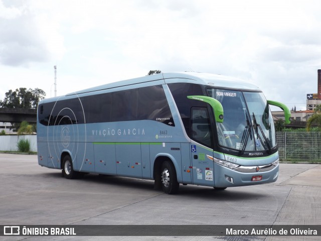 Viação Garcia 8463 na cidade de Curitiba, Paraná, Brasil, por Marco Aurélio de Oliveira. ID da foto: 6582615.