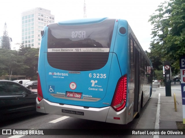 Viação Paratodos > São Jorge > Metropolitana São Paulo > Mobibrasil 6 3235 na cidade de São Paulo, São Paulo, Brasil, por Rafael Lopes de Oliveira. Número da foto: #6583187.