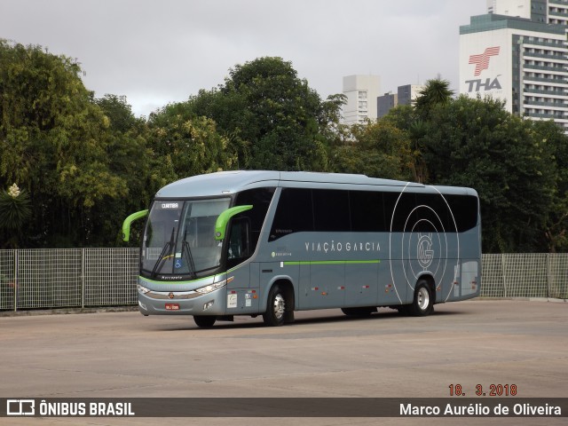 Viação Garcia 8493 na cidade de Curitiba, Paraná, Brasil, por Marco Aurélio de Oliveira. ID da foto: 6582628.