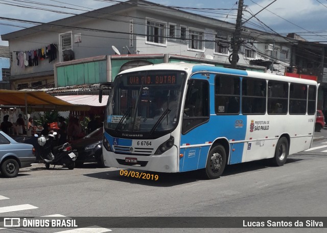 Transwolff Transportes e Turismo 6 6764 na cidade de São Paulo, São Paulo, Brasil, por Lucas Santos da Silva. Número da foto: #6583248.