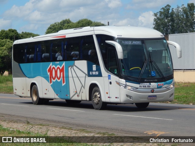 Auto Viação 1001 RJ 108.150 na cidade de Muriaé, Minas Gerais, Brasil, por Christian  Fortunato. Número da foto: #6582895.