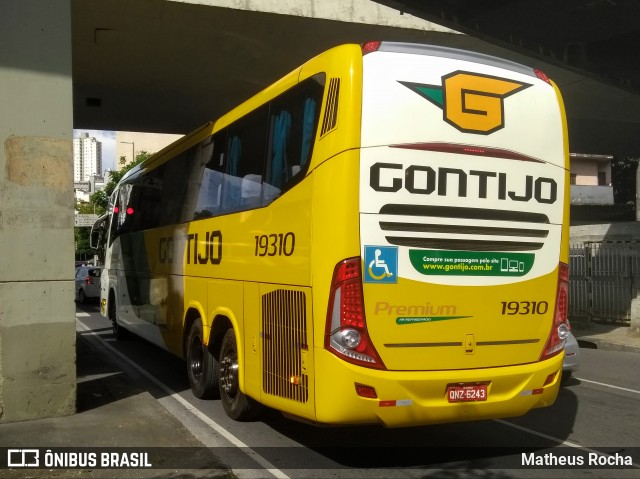 Empresa Gontijo de Transportes 19310 na cidade de Belo Horizonte, Minas Gerais, Brasil, por Matheus Rocha. ID da foto: 6585006.