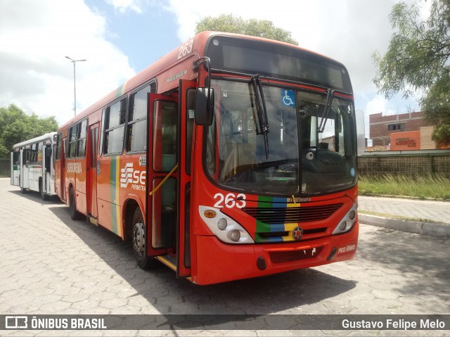 Borborema Imperial Transportes 263 na cidade de Olinda, Pernambuco, Brasil, por Gustavo Felipe Melo. ID da foto: 6583073.