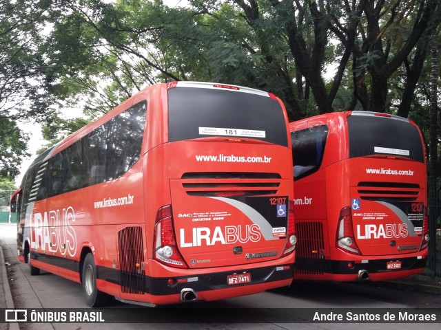 Lirabus 12107 na cidade de São Paulo, São Paulo, Brasil, por Andre Santos de Moraes. Número da foto: #6583209.