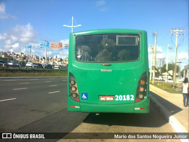 OT Trans - Ótima Salvador Transportes 20182 na cidade de Salvador, Bahia, Brasil, por Mario dos Santos Nogueira Junior. ID da foto: 6585320.