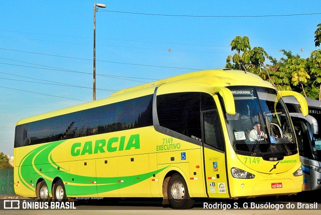 Viação Garcia 7149 na cidade de São Paulo, São Paulo, Brasil, por Rodrigo S. G Busólogo do Brasil. ID da foto: 6583266.