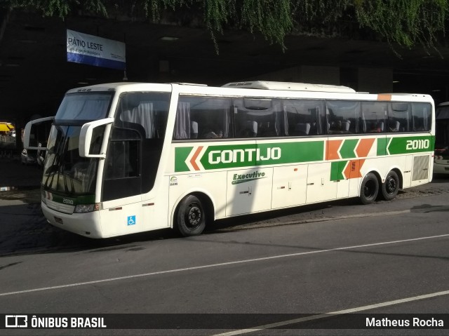 Empresa Gontijo de Transportes 20110 na cidade de Belo Horizonte, Minas Gerais, Brasil, por Matheus Rocha. ID da foto: 6544818.