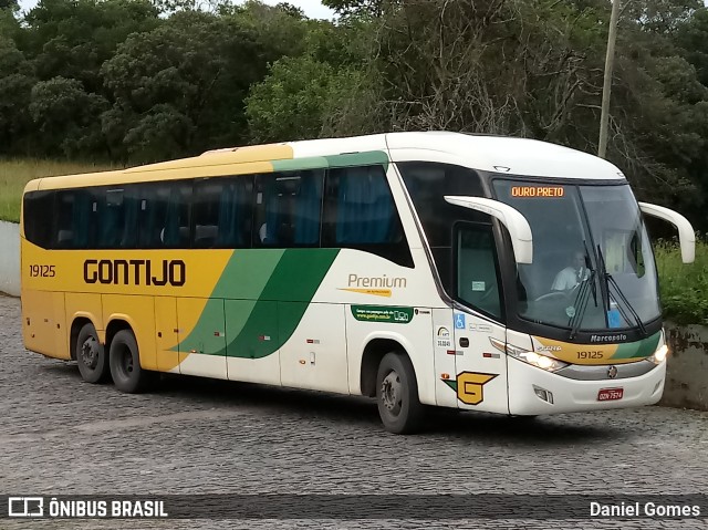 Empresa Gontijo de Transportes 19125 na cidade de Ouro Preto, Minas Gerais, Brasil, por Daniel Gomes. Número da foto: #6543105.
