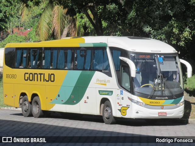 Empresa Gontijo de Transportes 18080 na cidade de Maceió, Alagoas, Brasil, por Rodrigo Fonseca. ID da foto: 6543640.