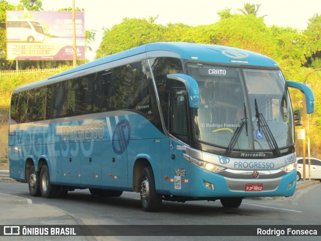 Auto Viação Progresso 6155 na cidade de Maceió, Alagoas, Brasil, por Rodrigo Fonseca. ID da foto: 6543674.