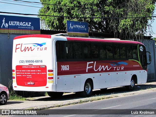 FLM Tur 7063 na cidade de Juiz de Fora, Minas Gerais, Brasil, por Luiz Krolman. ID da foto: 6544961.