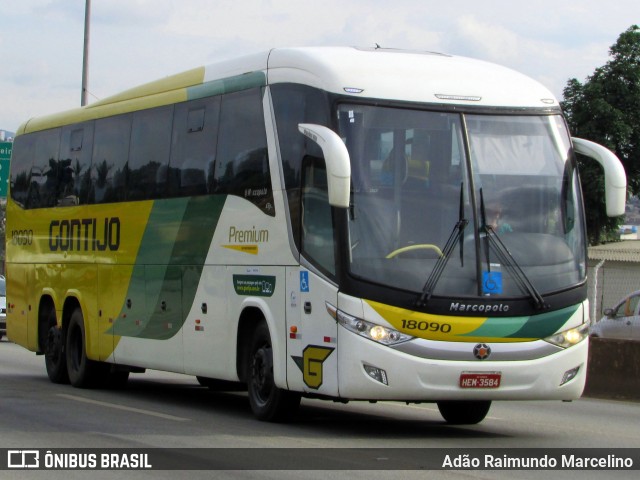 Empresa Gontijo de Transportes 18090 na cidade de Belo Horizonte, Minas Gerais, Brasil, por Adão Raimundo Marcelino. ID da foto: 6587574.