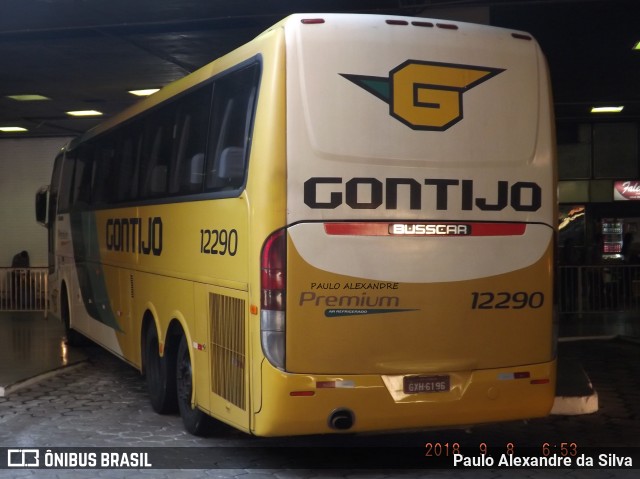Empresa Gontijo de Transportes 12290 na cidade de Belo Horizonte, Minas Gerais, Brasil, por Paulo Alexandre da Silva. Número da foto: #6587385.