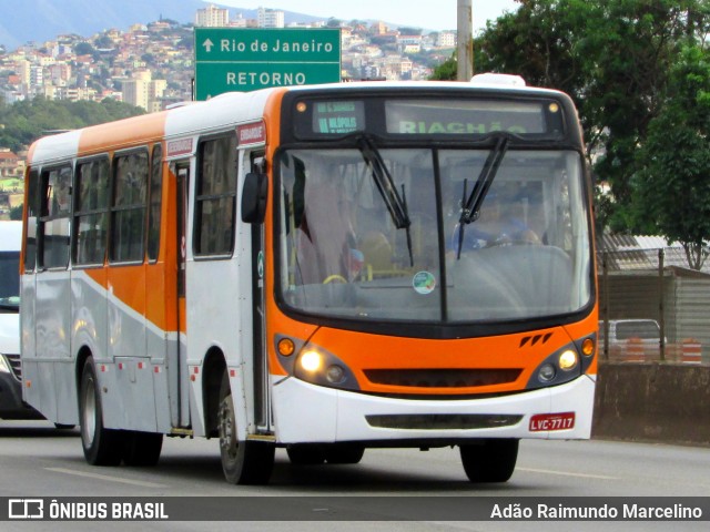 Ônibus Particulares 7717 na cidade de Belo Horizonte, Minas Gerais, Brasil, por Adão Raimundo Marcelino. ID da foto: 6587633.