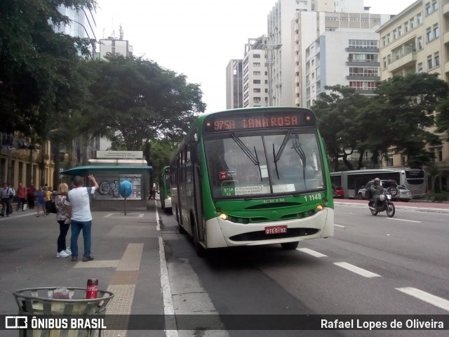 Viação Santa Brígida 1 1148 na cidade de São Paulo, São Paulo, Brasil, por Rafael Lopes de Oliveira. ID da foto: 6585806.