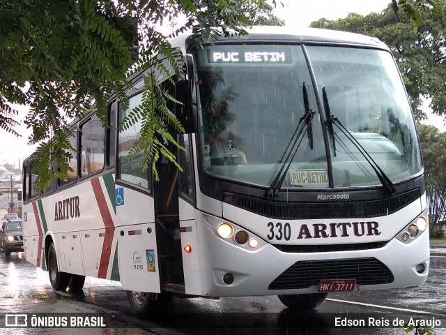 Aritur Turismo 330 na cidade de Belo Horizonte, Minas Gerais, Brasil, por Edson Reis de Araujo. ID da foto: 6587164.