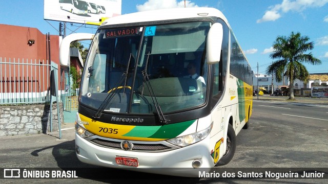 Empresa Gontijo de Transportes 7035 na cidade de Feira de Santana, Bahia, Brasil, por Mario dos Santos Nogueira Junior. ID da foto: 6586096.