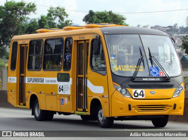 Transporte Suplementar de Belo Horizonte  na cidade de Belo Horizonte, Minas Gerais, Brasil, por Adão Raimundo Marcelino. ID da foto: 6587546.