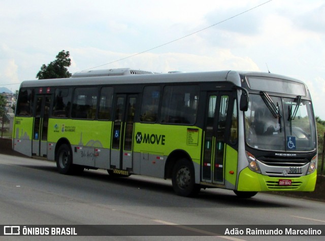 Bettania Ônibus 30611 na cidade de Belo Horizonte, Minas Gerais, Brasil, por Adão Raimundo Marcelino. ID da foto: 6587580.