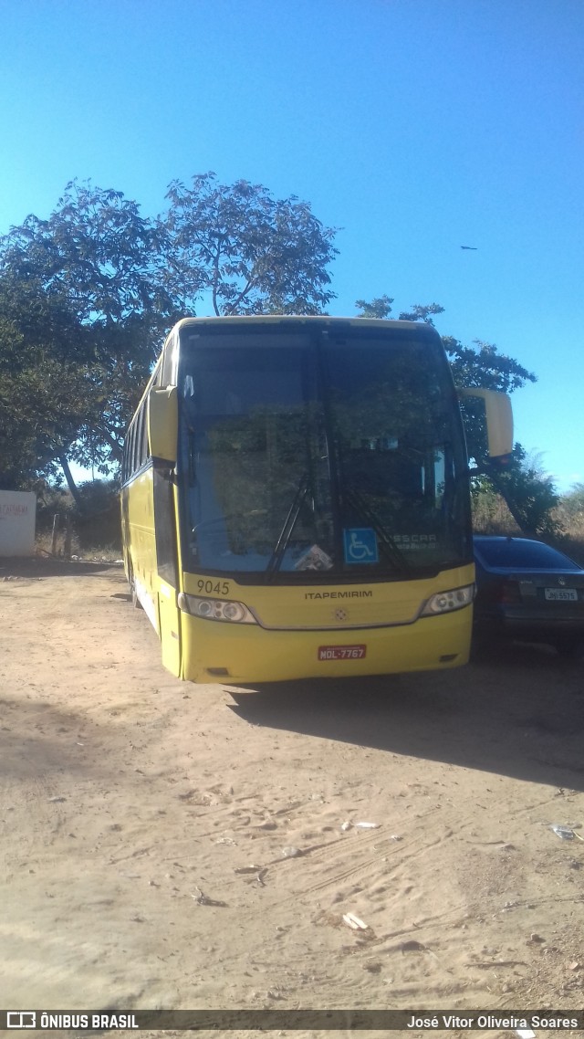 Viação Itapemirim 9045 na cidade de Redenção do Gurguéia, Piauí, Brasil, por José Vitor Oliveira Soares. ID da foto: 6585899.