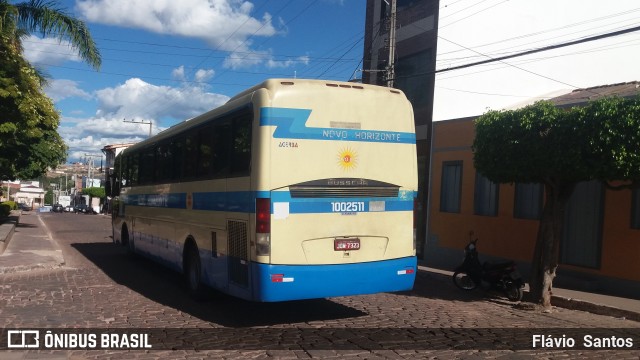 Viação Novo Horizonte 1002511 na cidade de Barra da Estiva, Bahia, Brasil, por Flávio  Santos. ID da foto: 6588124.