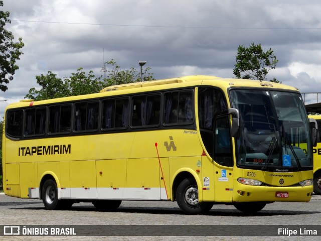 Viação Itapemirim 8205 na cidade de Vitória da Conquista, Bahia, Brasil, por Filipe Lima. Número da foto: #6588876.