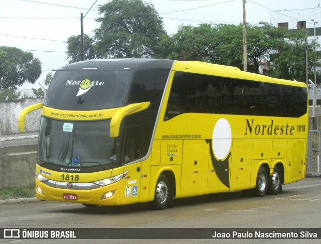 Viação Nordeste 1818 na cidade de Natal, Rio Grande do Norte, Brasil, por Joao Paulo Nascimento Silva. Número da foto: #6589639.