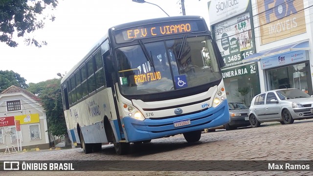 Empresa de Transporte Coletivo Viamão 576 na cidade de Viamão, Rio Grande do Sul, Brasil, por Max Ramos. ID da foto: 6588463.