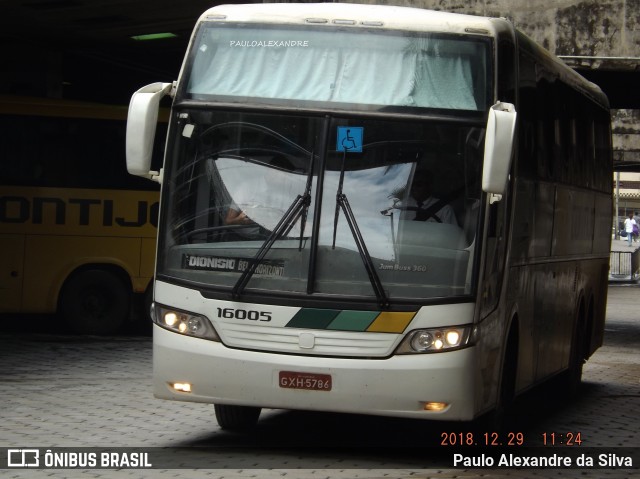 Empresa Gontijo de Transportes 16005 na cidade de Belo Horizonte, Minas Gerais, Brasil, por Paulo Alexandre da Silva. Número da foto: #6591505.