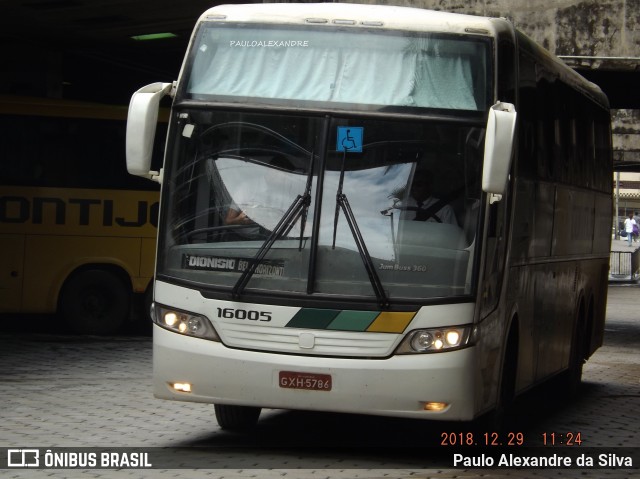 Empresa Gontijo de Transportes 16005 na cidade de Belo Horizonte, Minas Gerais, Brasil, por Paulo Alexandre da Silva. ID da foto: 6591505.