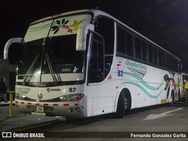 Ônibus Particulares 82 na cidade de Cartago, Cartago, Costa Rica, por Fernando Gonzalez Garita. ID da foto: 6590529.