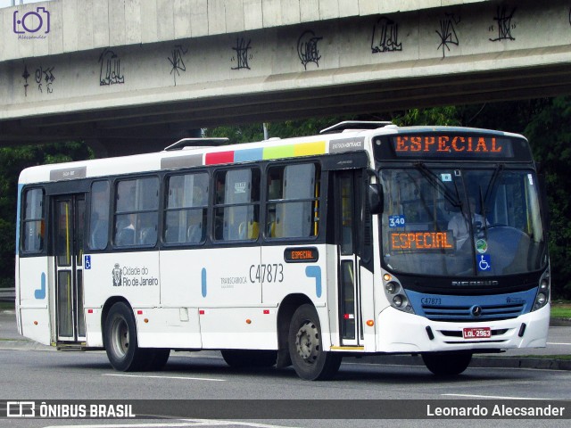 Viação Redentor C47873 na cidade de Rio de Janeiro, Rio de Janeiro, Brasil, por Leonardo Alecsander. Número da foto: #6591962.