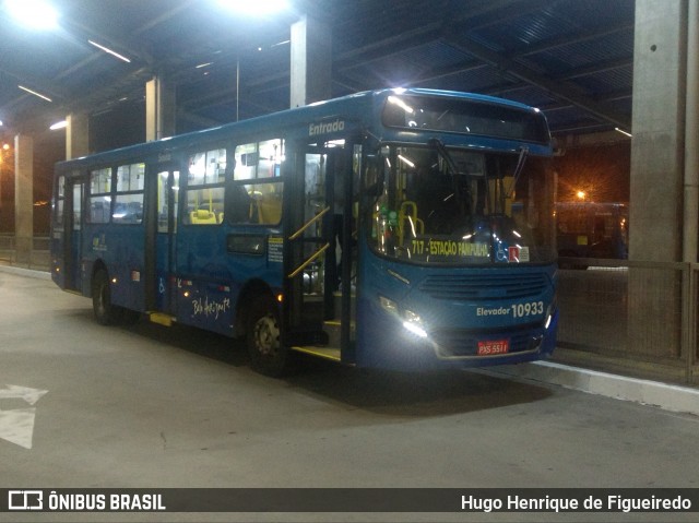 Auto Omnibus Floramar 10933 na cidade de Belo Horizonte, Minas Gerais, Brasil, por Hugo Henrique de Figueiredo. ID da foto: 6592950.