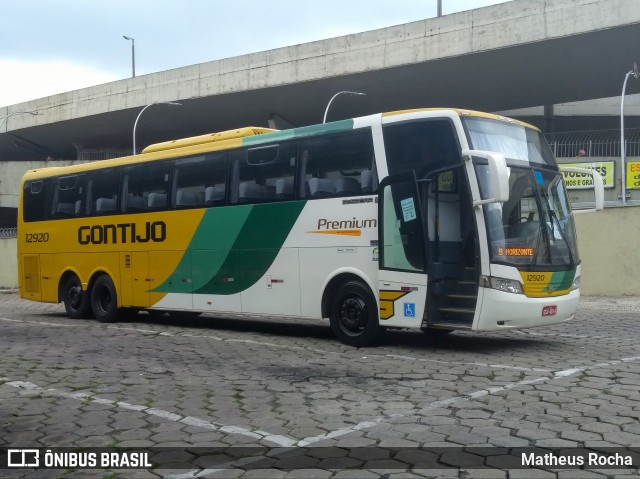 Empresa Gontijo de Transportes 12920 na cidade de Belo Horizonte, Minas Gerais, Brasil, por Matheus Rocha. ID da foto: 6592317.