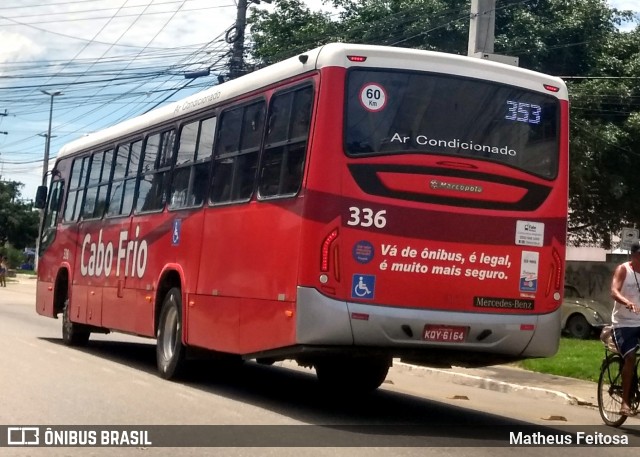 Auto Viação Salineira 336 na cidade de Cabo Frio, Rio de Janeiro, Brasil, por Matheus Feitosa . Número da foto: #6592310.