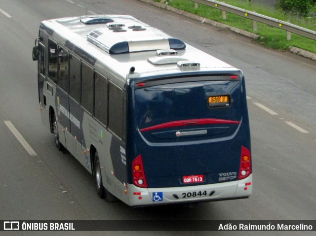 SM Transportes 20844 na cidade de Belo Horizonte, Minas Gerais, Brasil, por Adão Raimundo Marcelino. ID da foto: 6593541.