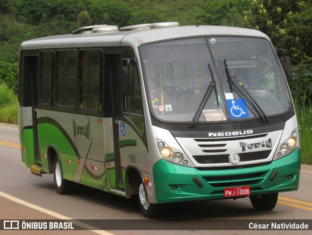 Turin Transportes 100 na cidade de Mariana, Minas Gerais, Brasil, por César Natividade. ID da foto: 6593890.