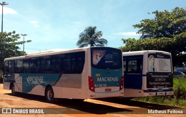 Rápido Macaense RJ 150.136 na cidade de Rio de Janeiro, Rio de Janeiro, Brasil, por Matheus Feitosa . Número da foto: #6593085.