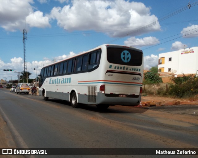 Emtram 2840 na cidade de Irecê, Bahia, Brasil, por Matheus Zeferino. Número da foto: #6593424.