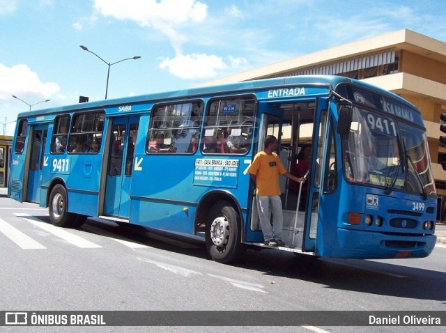 Praia Ônibus > Viação Metropolitana 3499 na cidade de Belo Horizonte, Minas Gerais, Brasil, por Daniel Oliveira. ID da foto: 6594443.