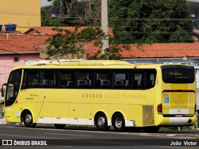 Viação Itapemirim 5801 na cidade de Teresina, Piauí, Brasil, por João Victor. ID da foto: 6595780.