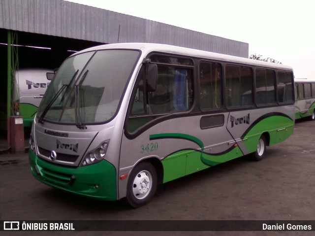 Turin Transportes 3420 na cidade de Ouro Preto, Minas Gerais, Brasil, por Daniel Gomes. Número da foto: #6594298.