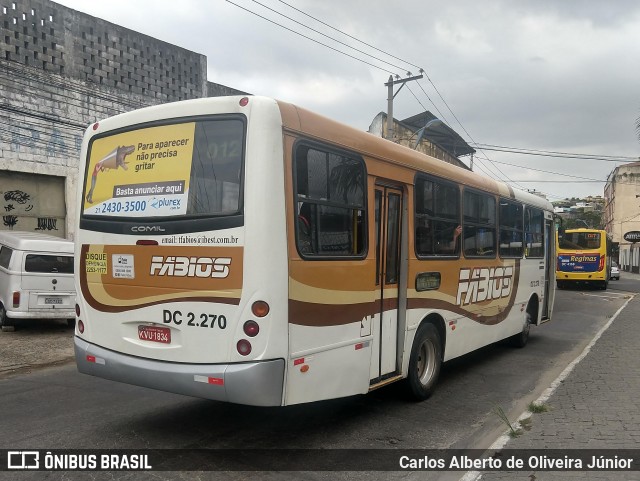 Transportes Fabio's DC 2.270 na cidade de Duque de Caxias, Rio de Janeiro, Brasil, por Carlos Alberto de Oliveira Júnior. Número da foto: #6597071.