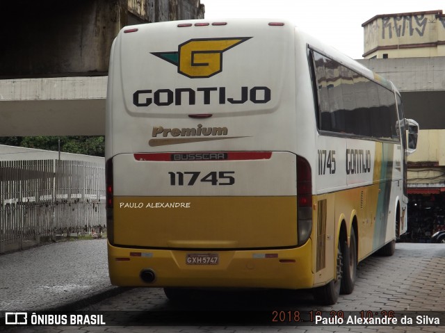 Empresa Gontijo de Transportes 11745 na cidade de Belo Horizonte, Minas Gerais, Brasil, por Paulo Alexandre da Silva. ID da foto: 6597571.