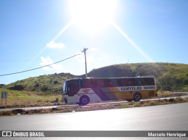 Empresa Gontijo de Transportes 10095 na cidade de Governador Valadares, Minas Gerais, Brasil, por Marcelo Henrique. ID da foto: 6598090.